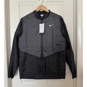 Nike Mens Small $250 Therma-FIT ADV Repel Full-Zip Golf Jacket Black FQ0443-010